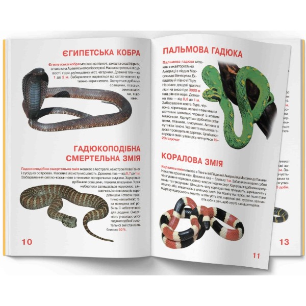 Фото - Crystal Book Большая книга. Ядовитые змеи (9789669870322)